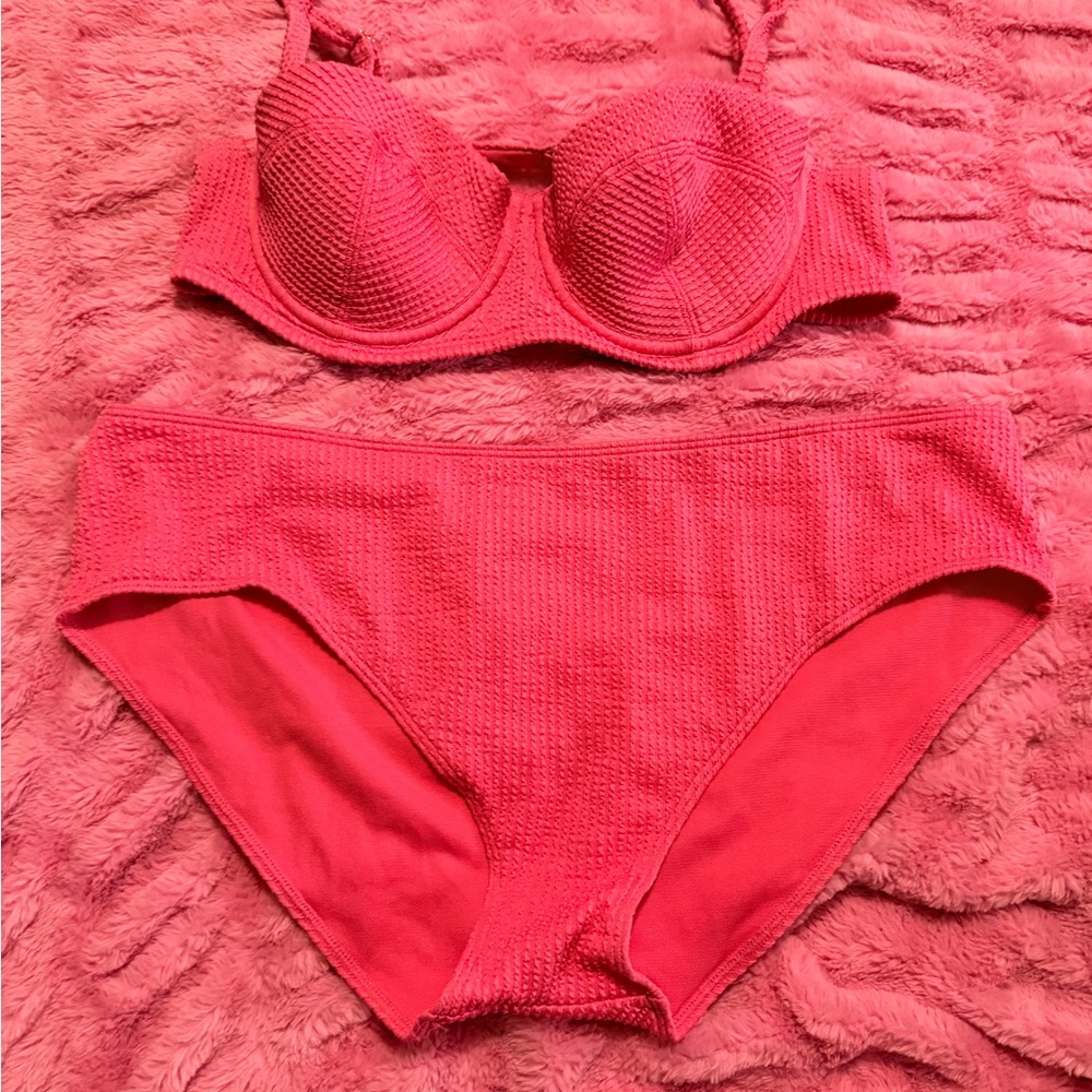 Adore Me Bright Pink Cozy Set